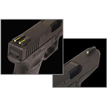 Truglo Brite Site TFO for Glock Slimline Models 42/43/43x/48 Set Sights Green Front / Yellow Rear  - ON SALE!